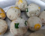 A picture of step 3 of Rice cheese corn balls.