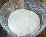 Gambar langkah 2 resipi Chicken Floss Sourdough Bread.
