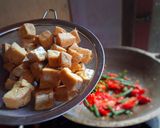 Foto langkah ke 3 dari resep Lodeh tahu kacang panjang.