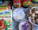 Hình bước làm 1 của món Nấm Rơm Chiên Xù