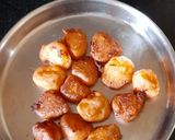A picture of step 3 of Sweet Papaya Gulgula.