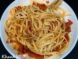 Pasta with Bolognese sauce (Mì Ý sốt thịt bò bằm) bước làm 6 hình