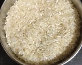 A picture of step 1 of Rice Kheer.