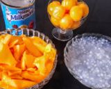 A picture of step 1 of Easy Mango Sago Pearl Swirl.