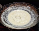 A picture of step 1 of Mawa Burfi.