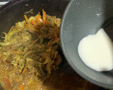 A picture of step 5 of Beef and cabbage sauce (my version).