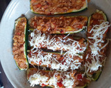 Foto del paso 6 de la receta: Calabacín relleno de atún al horno