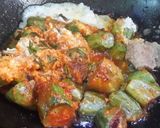 A picture of step 2 of Potol narkol posto(parwal with coconut and poppy paste).