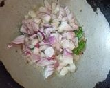 A picture of step 1 of Shimla mirch cabbage mix vegetable.