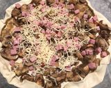 Une image de l'étape 4 de Tarte feuilletée aux champignons.