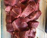 A picture of step 1 of Slow Cooker Beef Kaldereta.