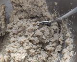 A picture of step 4 of Soya chunks kabab.