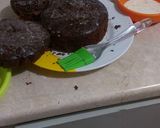 A picture of step 4 of Double Chocolate fudge bear cake.
