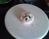 A picture of step 4 of Paneer lachha paratha.