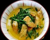 Foto langkah ke 5 dari resep Sayur kuah tempe campur pakis.