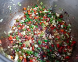 A picture of step 2 of Vegetable Fried Rice.