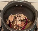 A picture of step 4 of One pot vegetable and dal masala khichdi in pressure cooker.