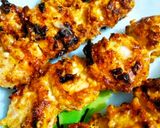 A picture of step 6 of Grilled tandoori jumbo prawns.