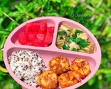 Hình bước làm 6 của món Khoai tây bọc tôm chiên xù (baby food)