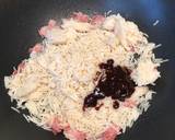 Egg fried rice with ham recipe step 2 photo