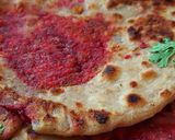 A picture of step 7 of Beetroot center filled Paratha.