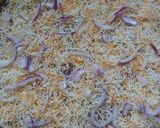 A picture of step 2 of Bbq Chicken Bacon Pizza.