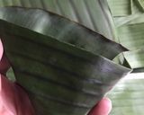 Foto langkah ke 3 dari resep Lopis/Lupis ketan Pandan.