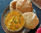 Gujrati Style Alu Saag with Masala Poori recipe step 13 photo