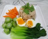 รูปขั้นตอนการทำที่ 3 ของ ข้าวผัดน้ำพริกผักลวก