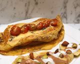 Foto del paso 4 de la receta: Desayuno saludable: egg pocket 🍳 con fruta