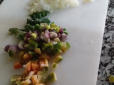 Estofado de pollo y garbanzos