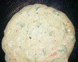 A picture of step 1 of Oats poha savoury pancakes.