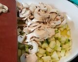Foto del paso 2 de la receta: Pasta Sacchettini con salsa de champion y calabacín