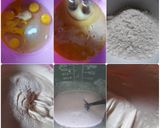 Foto langkah ke 2 dari resep 556. Bolu Kukus Santan Bermotif #SelasaBisa.