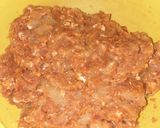 Sokával, sajttal, tojással töltött fasírt recept fázis 1 fotója