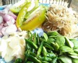 Foto langkah ke 2 dari resep Oseng Teri Lombok Ijo.