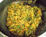 A picture of step 4 of Palak Baingan Bharta.