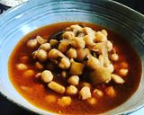 Foto del paso 4 de la receta Garbanzos guisados con calamares 🦑