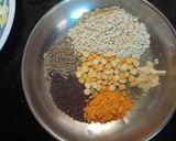 A picture of step 1 of No onion Sooji Upma.
