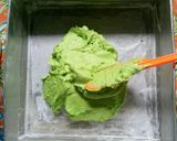 Foto langkah ke 4 dari resep Lekker Holland Pandan a.k.a Boterkoek.