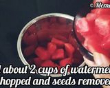 A picture of step 1 of Watermelon Cooler | Quick And Refreshing Drink.