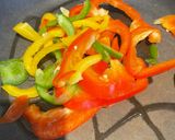 A picture of step 2 of One Pot Pork & Pepper Stir Fry in a Honey Sauce.
