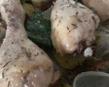 Foto del paso 5 de la receta: Muslos de pollo al horno, con mezcla de especias para gyros, exprés