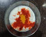 A picture of step 2 of Papad Curry (Dahi Papad Sabzi).