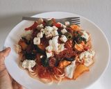 Foto langkah ke 5 dari resep Red Vegan Spagetti 🌶.