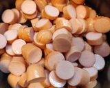 Sárgaborsó főzelék sült virslivel recept fázis 3 fotója