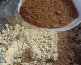 A picture of step 1 of Protein rich Sattu Buttermilk with Gond katira (liquid diet).