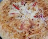 A picture of step 8 of Chicken tikka corner pizza 🍕🍕.