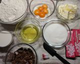 Φωτογραφία βήματος 1 της συνταγής Βασιλόπιτα με σοκολάτα αμυγδάλου