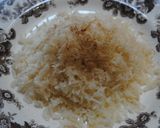 A picture of step 15 of Azerbaijani Ghormeh sabzi or herb stew.